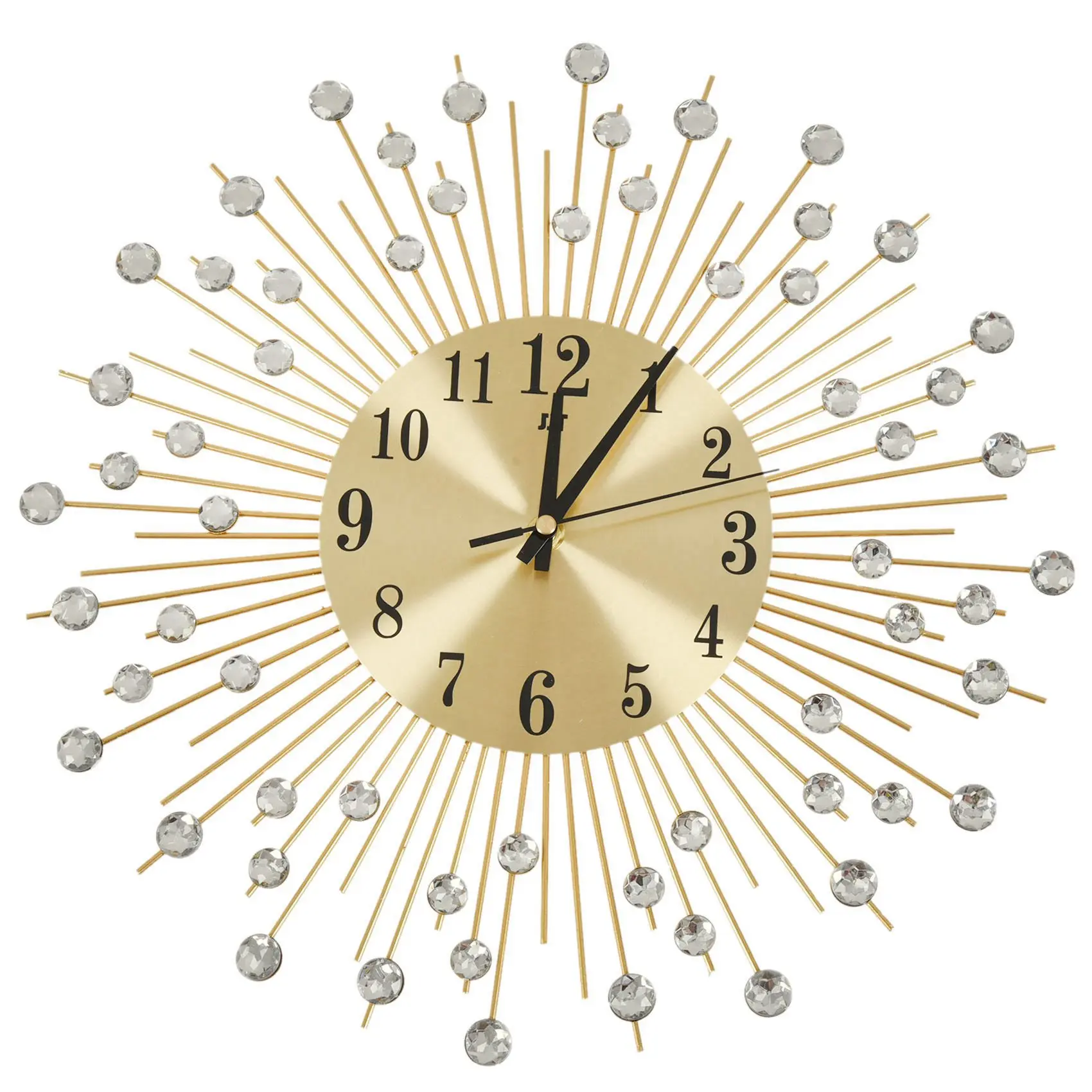 Wall Clock Diamonds Decorative Round Clock Metal Living Room Decor Quiet Quartz Clocks Modern Minimalist Clocks(Gold)
Wall Clock Diamonds Decorative Round Clock Metal Living Room Decor Quiet Quartz Clocks Modern Minimalist Clocks(Gold)