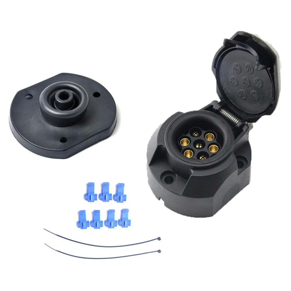 For Recharge Panel Car Socket Flush Mount Wiring Connector Black Caravan DC 12V Trailer 7 Pin Adapter Kit Plastic
For Recharge Panel Car Socket Flush Mount Wiring Connector Black Caravan DC 12V Trailer 7 Pin Adapter Kit Plastic