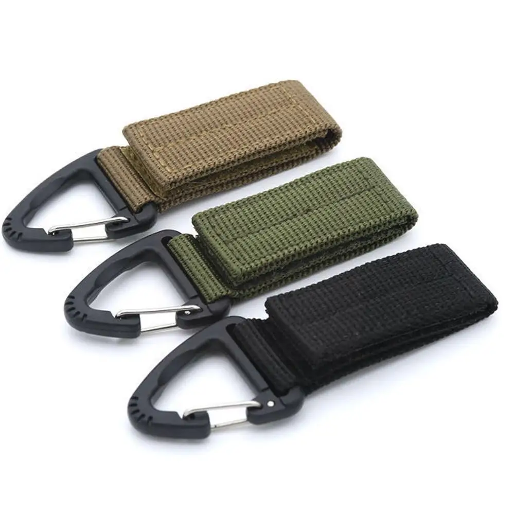 EDC Tactical Nylon Ribbon Keychain Backpack Clasp Hook Type Webbing Camping Outdoor Hiking Hook D Carabiner Buckle Clasp Cl I8S8
EDC Tactical Nylon Ribbon Keychain Backpack Clasp Hook Type Webbing Camping Outdoor Hiking Hook D Carabiner Buckle Clasp Cl I8S8