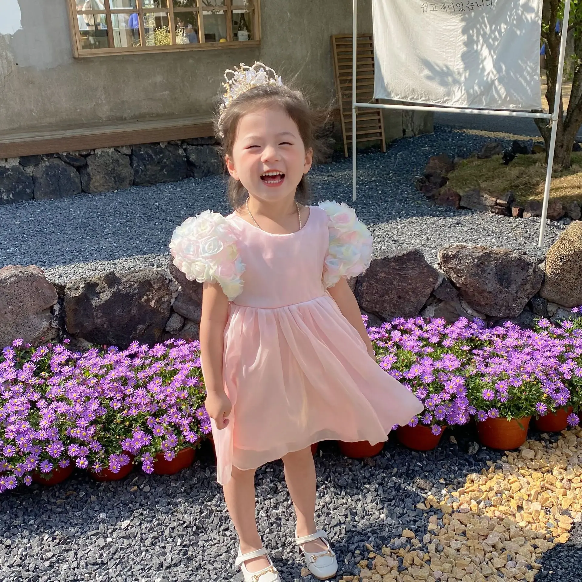 Girl Newborn Baby Dress Spring Summer Toddler Kids Floral Mesh Princess Puff Short Sleeve Dresses Children ClothingC01 
Girl Newborn Baby Dress Spring Summer Toddler Kids Floral Mesh Princess Puff Short Sleeve Dresses Children ClothingC01