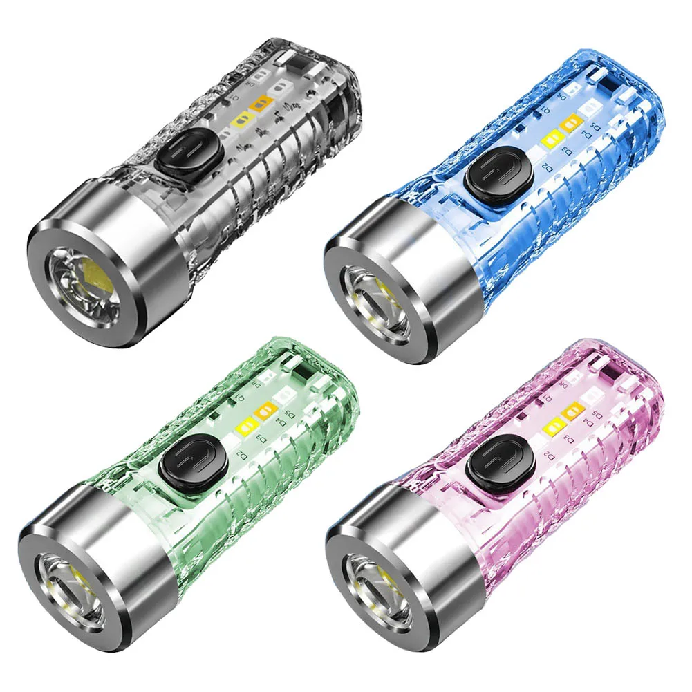 Camping Mini LED Flashlight Torch Side Light Pocket Rechargeable Keychain Torch 7 Lighting Modes Outdoor Camping Flashlight
Camping Mini LED Flashlight Torch Side Light Pocket Rechargeable Keychain Torch 7 Lighting Modes Outdoor Camping Flashlight
