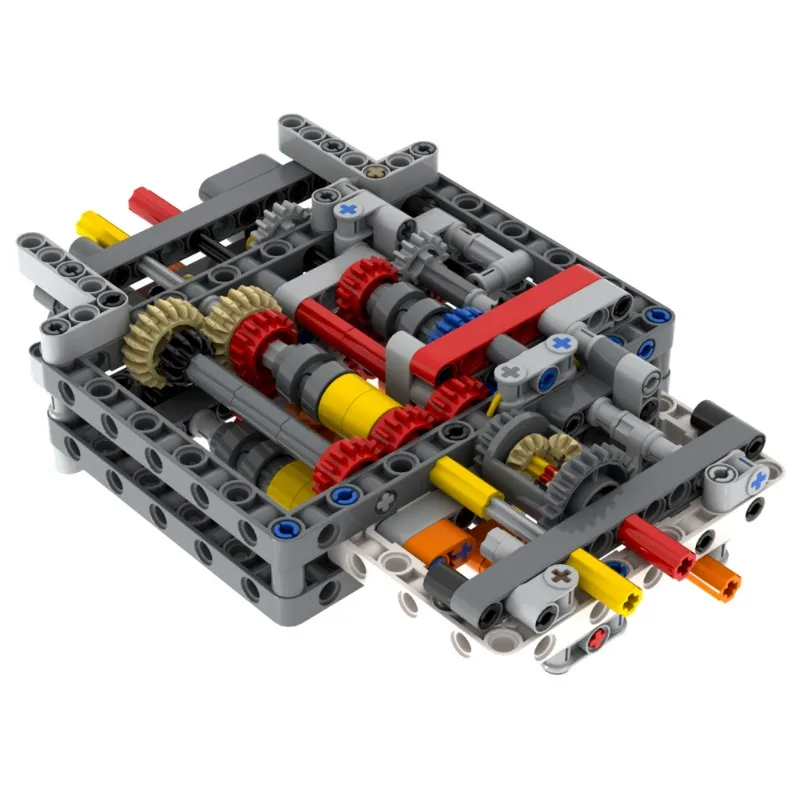 8 N R Speed 5 Sequential Gearbox Building Block Model DIY Building Kit with Center Differential STEM Toy Desktop Ornament Gift
8 N R Speed 5 Sequential Gearbox Building Block Model DIY Building Kit with Center Differential STEM Toy Desktop Ornament Gift