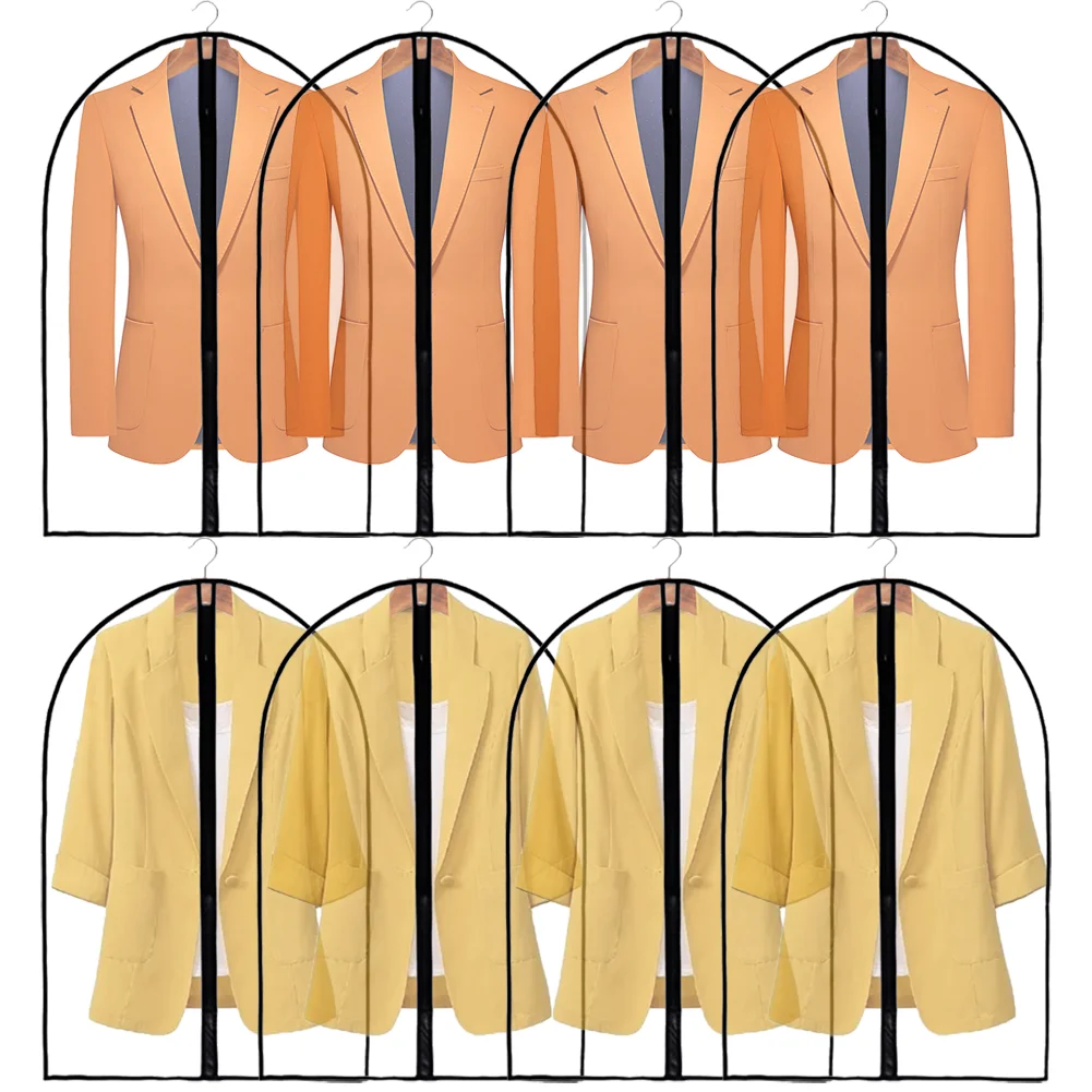 8 Pcs of Clothing Bag,Hanging Lightweight Transparent Bag PEVA Mothproof and Breathable,garment Bag,dust Cover,bag for Clothes
8 Pcs of Clothing Bag,Hanging Lightweight Transparent Bag PEVA Mothproof and Breathable,garment Bag,dust Cover,bag for Clothes
