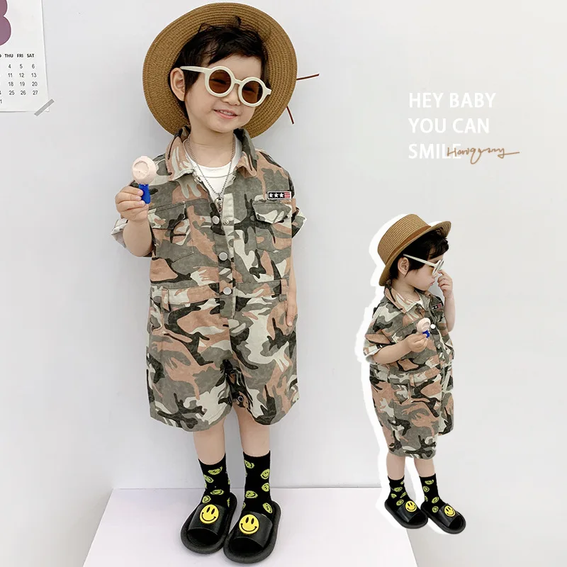Kids Overalls Baby Camouflage Jumpsuit Boy Children's Clothing 2022 Summer Girls Shorts Romper Toddler Fashion One Piece Clothes
Kids Overalls Baby Camouflage Jumpsuit Boy Children's Clothing 2022 Summer Girls Shorts Romper Toddler Fashion One Piece Clothes