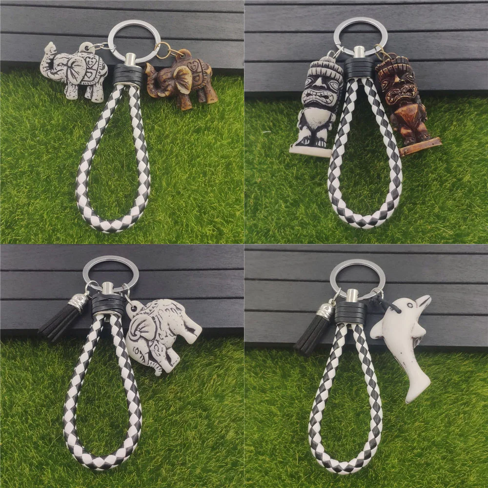 Vintage Resin Tiki Gods Statue Elephant Keychain Lover Dolphin Key Ring Designed Cute Unisex Party Gift
Vintage Resin Tiki Gods Statue Elephant Keychain Lover Dolphin Key Ring Designed Cute Unisex Party Gift