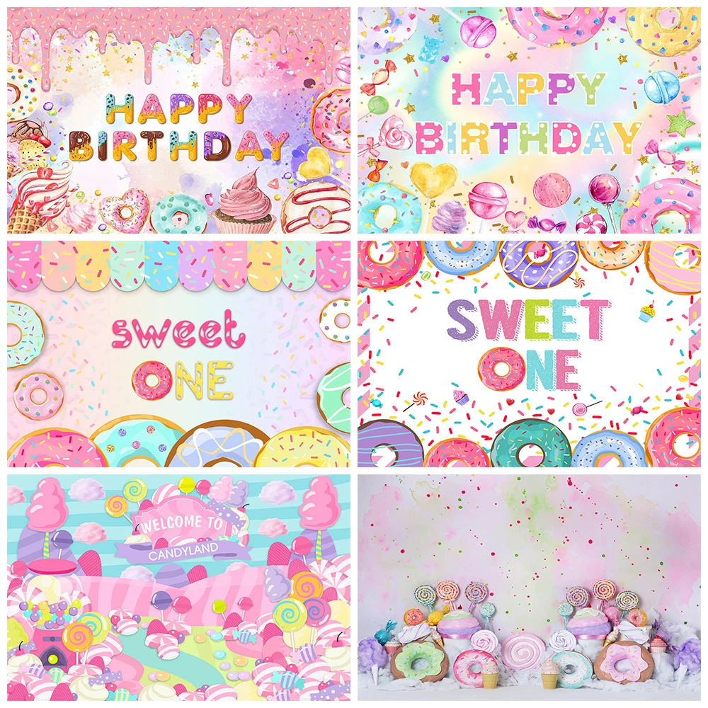 Mocsicka Birthday Photo Background Candy Donut Decoration 1st Birthday Party Cake Smash Studio Photography Props Banner
Mocsicka Birthday Photo Background Candy Donut Decoration 1st Birthday Party Cake Smash Studio Photography Props Banner