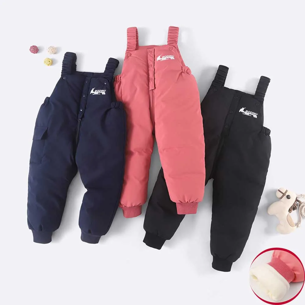 Baby Boys Girls Jumpsuit Toddler Letter Printed Overalls Kid Fleece Suspender Trousers 1 To 3 Yrs Children's Warm Strap Pants
Baby Boys Girls Jumpsuit Toddler Letter Printed Overalls Kid Fleece Suspender Trousers 1 To 3 Yrs Children's Warm Strap Pants