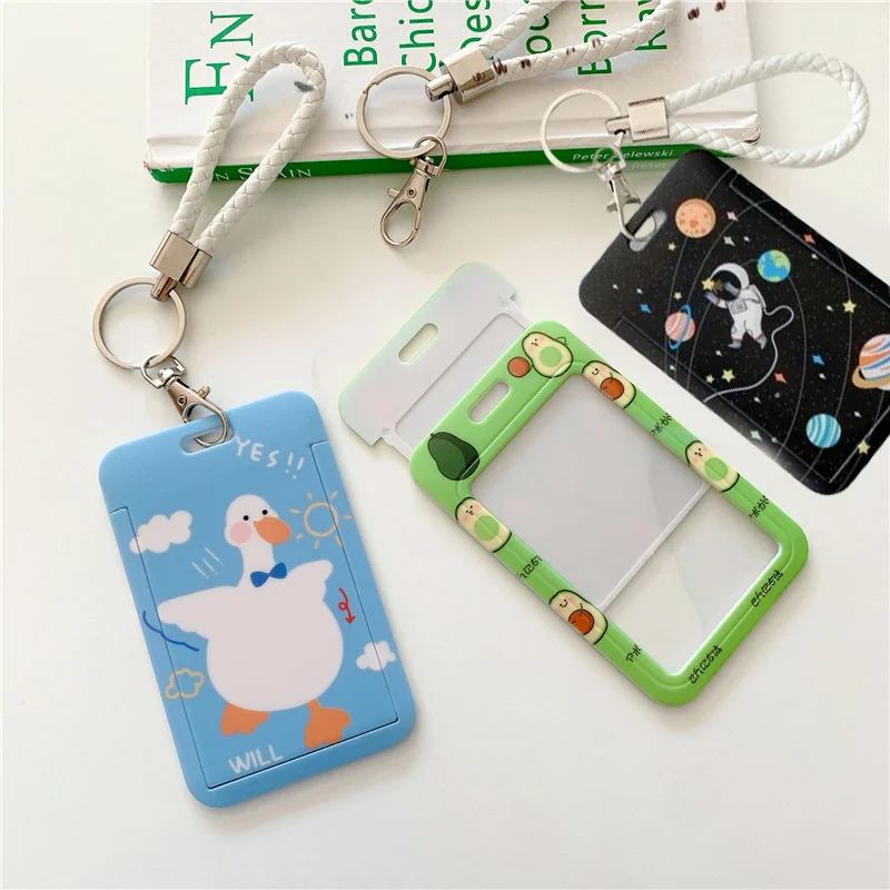 1Pcs Wome Men ID Credit Card Holder Case Cute Cartoon Style Student Access Control Buy Key Cover Bags Protective with Key Ring 
1Pcs Wome Men ID Credit Card Holder Case Cute Cartoon Style Student Access Control Buy Key Cover Bags Protective with Key Ring