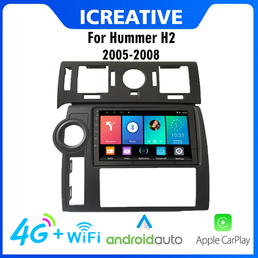 Автомобильный радиоприемник для Hummer H2 2005-2008 9 ''2Din 4G Carplay Android Авто WIFI GPS навигация автомобильный мультимедийный плеер автомобильный стерео
Автомобильный радиоприемник для Hummer H2 2005-2008 9 ''2Din 4G Carplay Android Авто WIFI GPS навигация автомобильный мультимедийный плеер автомобильный стерео