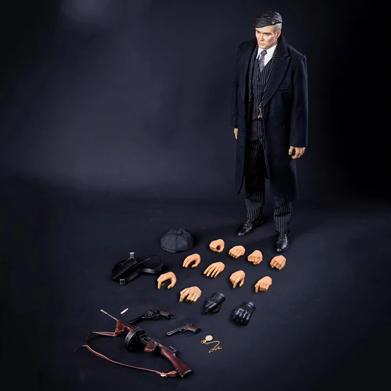 THTOYS THA001 1/6 Male Soldier Full Set Black Long Windbreaker Stripe Weatern Suit British Gangster Shelby Tommy Action Figure
THTOYS THA001 1/6 Male Soldier Full Set Black Long Windbreaker Stripe Weatern Suit British Gangster Shelby Tommy Action Figure