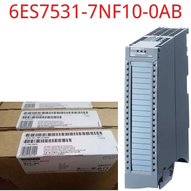 Siemens NEW 6ES7531-7NF10-0AB0 SIMATIC S7-1500 аналоговый вход 6ES75317NF100AB0
Siemens NEW 6ES7531-7NF10-0AB0 SIMATIC S7-1500 аналоговый вход 6ES75317NF100AB0