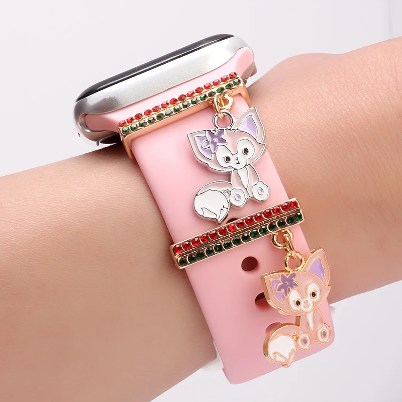 Decorative Ring for Apple Watch Silicone Strap Accessories Metal Charms Nail Fashion Wristband for Iwatch Bracelet Ornament DIY
Decorative Ring for Apple Watch Silicone Strap Accessories Metal Charms Nail Fashion Wristband for Iwatch Bracelet Ornament DIY