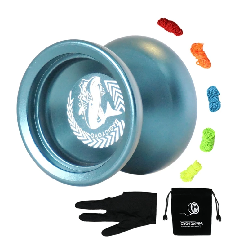Йо-Йо MAGIC YOYO N12 Shark Honor Yoyo нереагирующий Профессиональный Йо-Йо из алюминиевого сплава долгое время вращения йо-йо с гирляндами йо-йо
Йо-Йо MAGIC YOYO N12 Shark Honor Yoyo нереагирующий Профессиональный Йо-Йо из алюминиевого сплава долгое время вращения йо-йо с гирляндами йо-йо