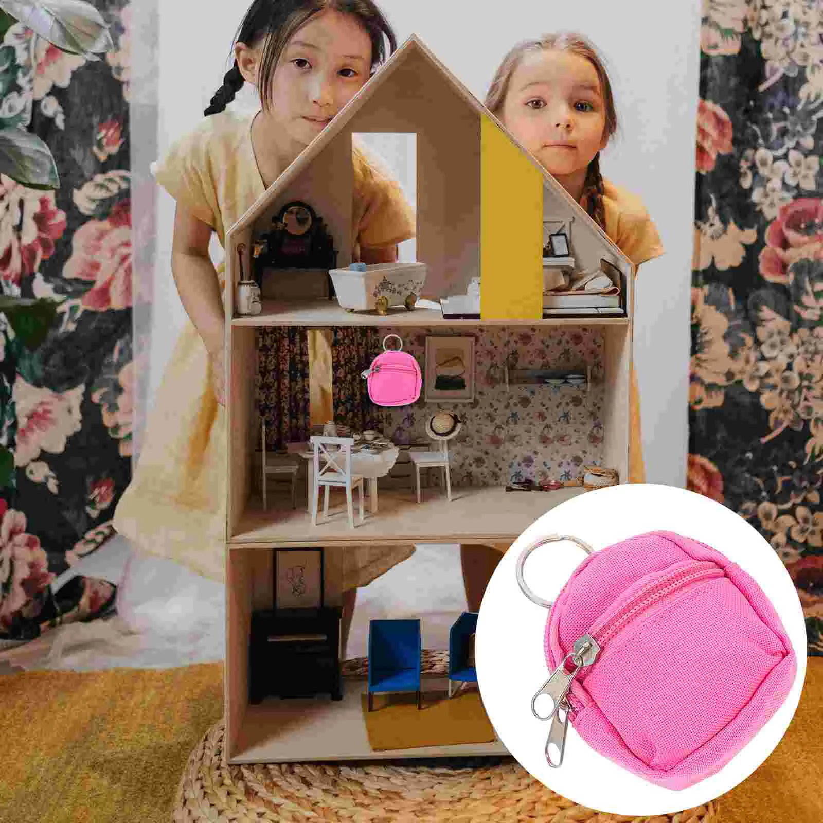 Backpack for Bags Zipper Backpack 1/ 12 Scale Bag Accessories for House Mobile
Backpack for Bags Zipper Backpack 1/ 12 Scale Bag Accessories for House Mobile