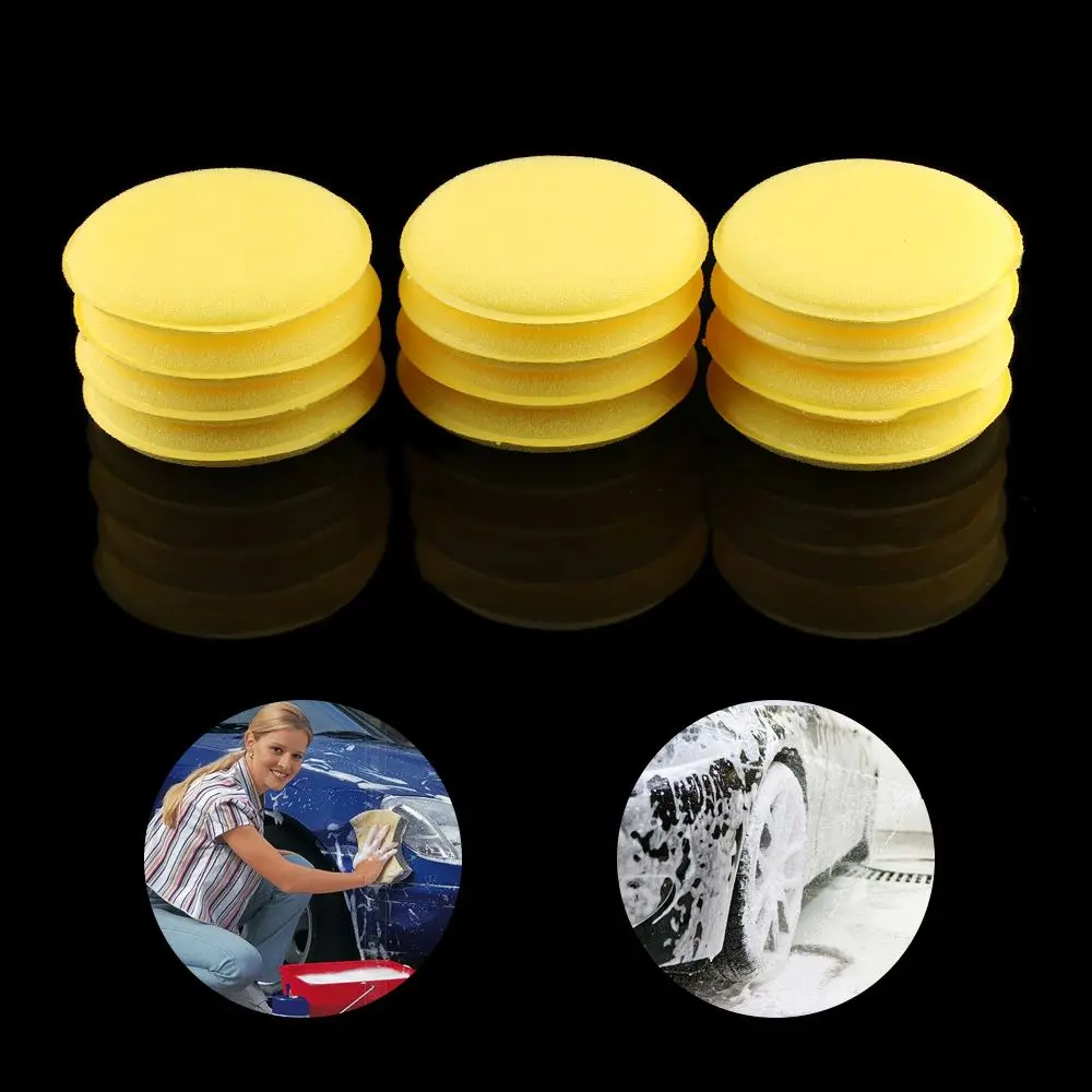 12Pcs Universal Round Cleaning Tool Vehicle Accessories Foam Applicator Paint Cleaning Polishing Pad Car Waxing Sponge
12Pcs Universal Round Cleaning Tool Vehicle Accessories Foam Applicator Paint Cleaning Polishing Pad Car Waxing Sponge