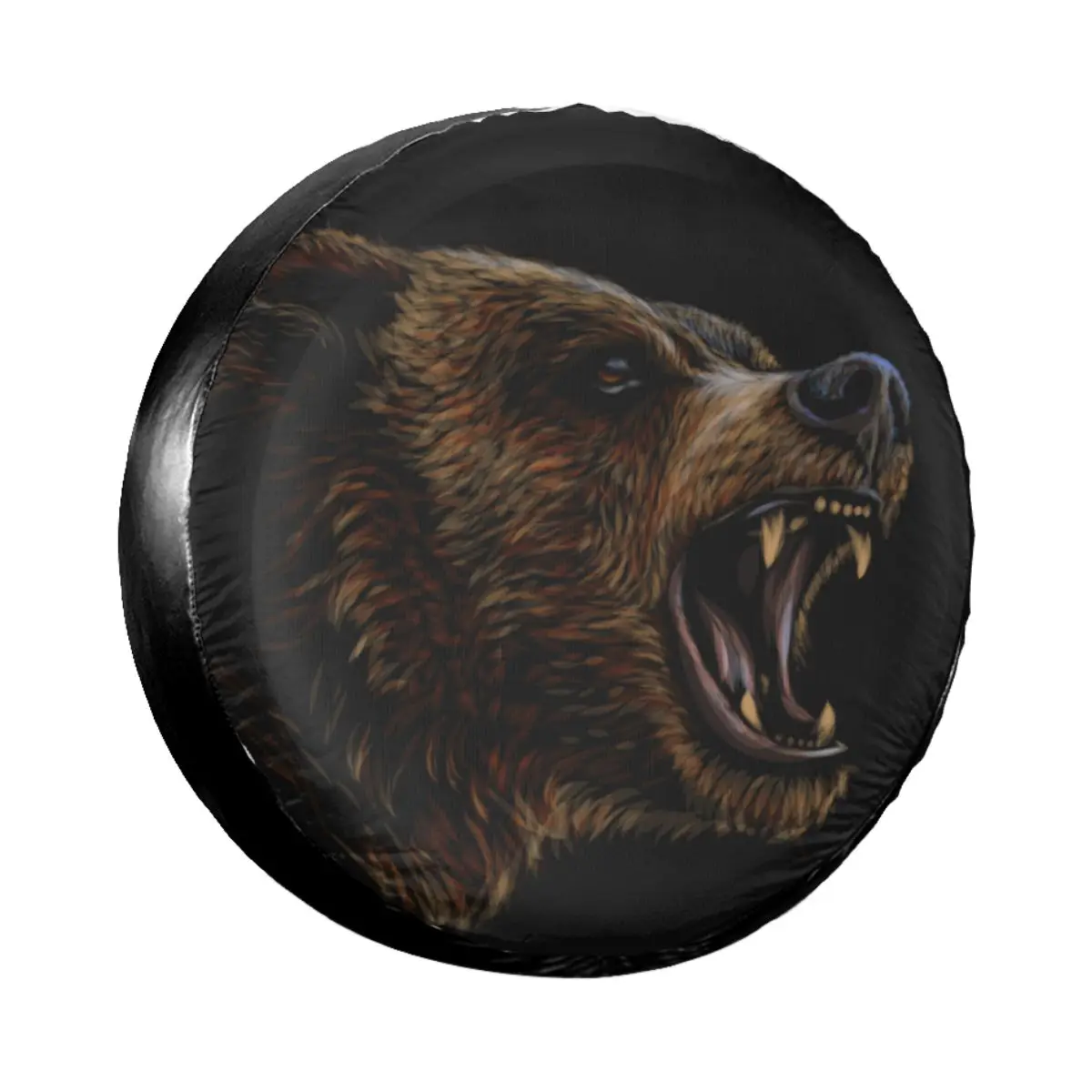 Growling Angry Bear Spare Tire Cover Case Bag Pouch Weatherproof Animal Wheel Covers for Jeep Pajero 14" 15" 16" 17" Inch 
Growling Angry Bear Spare Tire Cover Case Bag Pouch Weatherproof Animal Wheel Covers for Jeep Pajero 14" 15" 16" 17" Inch