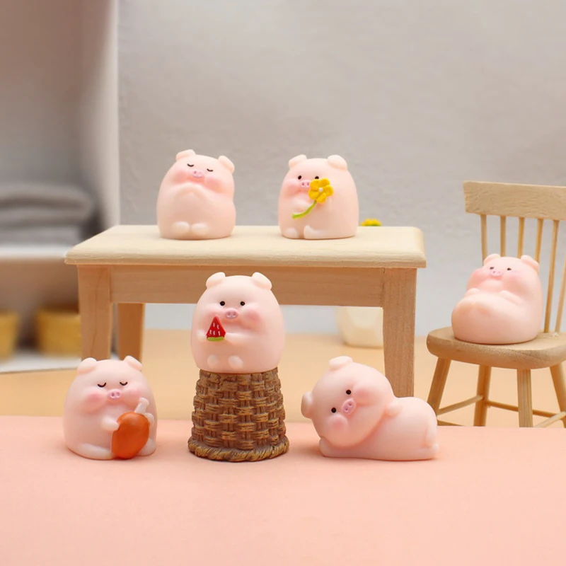 Mini Ornaments Cute Pig Figurine Animal Model Moss Micro Landscape Home Decor Miniature Fairy Garden Decoration Accessories
Mini Ornaments Cute Pig Figurine Animal Model Moss Micro Landscape Home Decor Miniature Fairy Garden Decoration Accessories