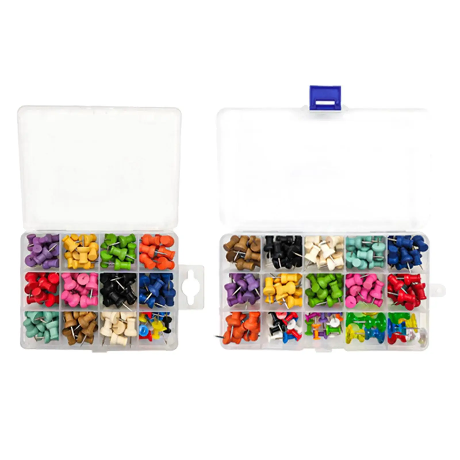 120/140Pcs Push Pins Cork Board Thumb Tacks Assorted Colorful Thumbtacks Pushpins Stationery for School Home Office Supplies
120/140Pcs Push Pins Cork Board Thumb Tacks Assorted Colorful Thumbtacks Pushpins Stationery for School Home Office Supplies