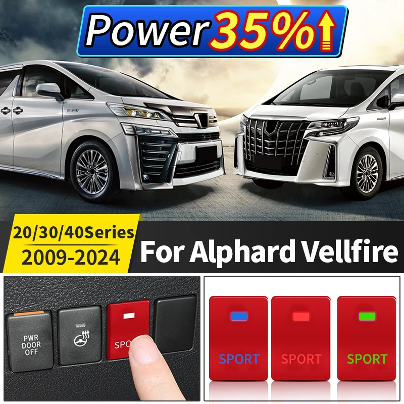 Для Toyota Alphard Vellfire Sport 2009-2024 модуль питания дроссельной заслонки акселератор 20 30 40