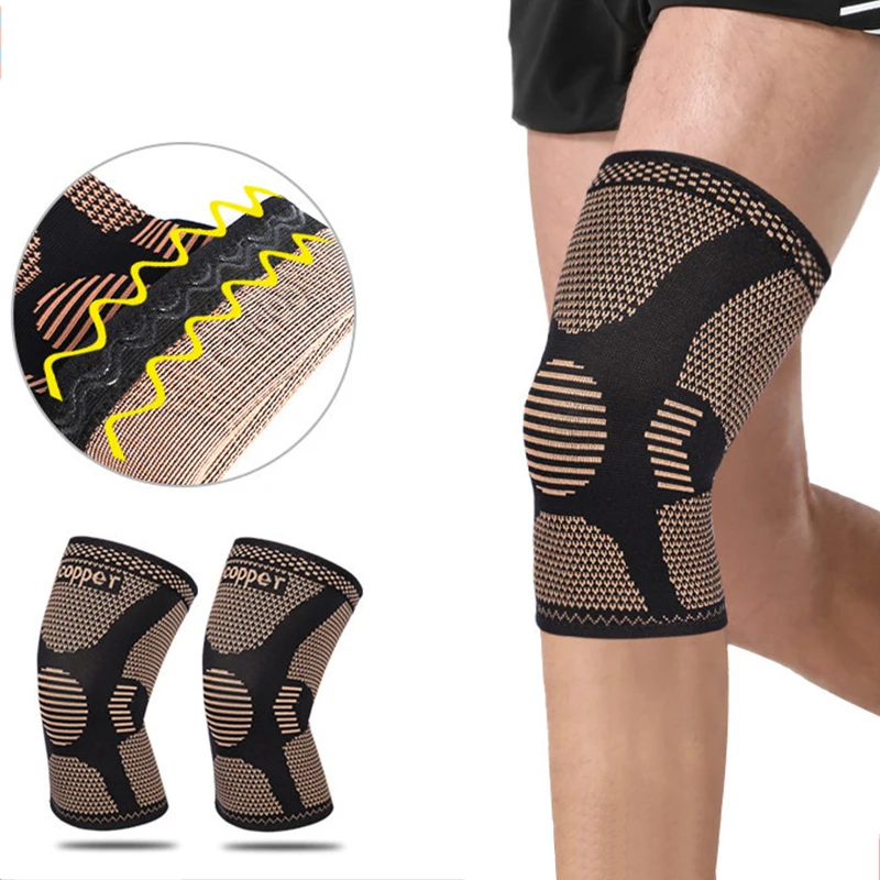 1PC Copper Knee Support Pad Braces for Arthritis Joint Pain Relief Compression Knee Sleeve for Sports Fitness Workout Running
1PC Copper Knee Support Pad Braces for Arthritis Joint Pain Relief Compression Knee Sleeve for Sports Fitness Workout Running