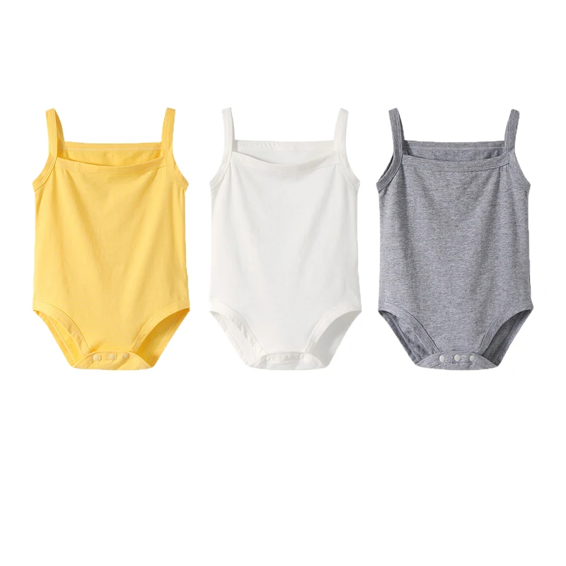 Infant Outfit Summer Odile Fabric Sleeveless Vest Solid Color Onesie Camisole Triangle Crawl Suit Newborn Baby Girls Romper
Infant Outfit Summer Odile Fabric Sleeveless Vest Solid Color Onesie Camisole Triangle Crawl Suit Newborn Baby Girls Romper