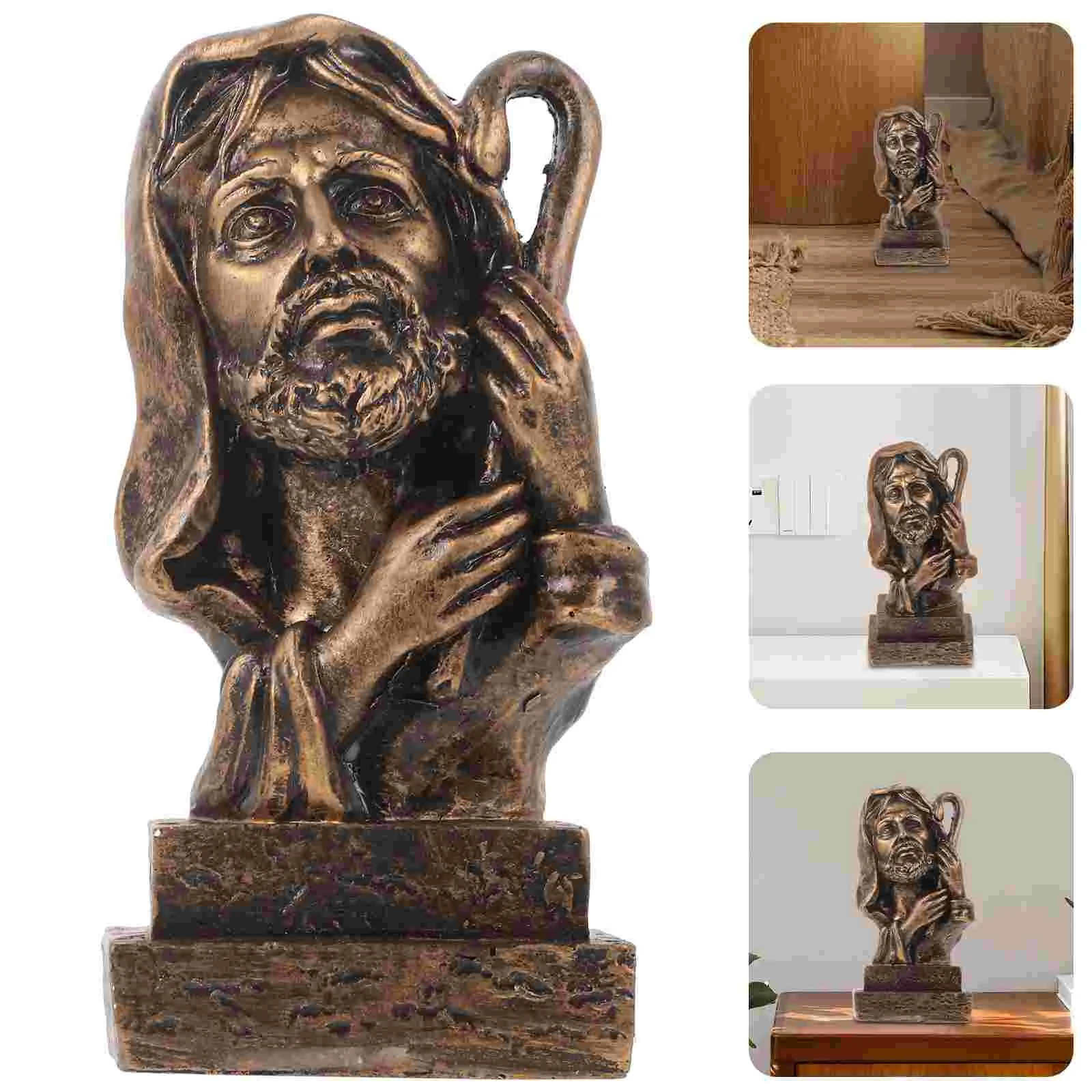 Church Decorations Jesus Ornament Home Household Desktop Sculpture Resin Statue Crafts
Church Decorations Jesus Ornament Home Household Desktop Sculpture Resin Statue Crafts