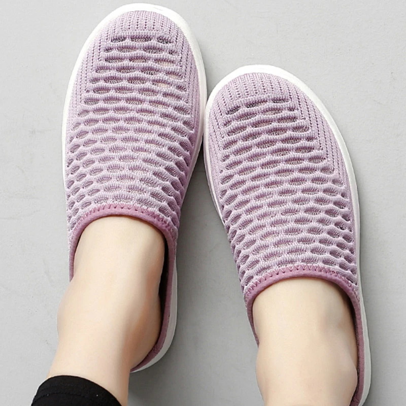 Women's Mesh Slippers Summer Solid Color Round Head Casual Shoes Outside Anti-slip Walking Large Size Sandals Zapatillas Mujer
Women's Mesh Slippers Summer Solid Color Round Head Casual Shoes Outside Anti-slip Walking Large Size Sandals Zapatillas Mujer