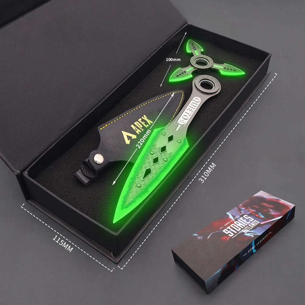 

Apex Legends Heirloom Weapon Box Wraith Kunai Butterfly Knife Wraith Kunai Bangalore Cold Steel Bloodhound Toys Christmas gift