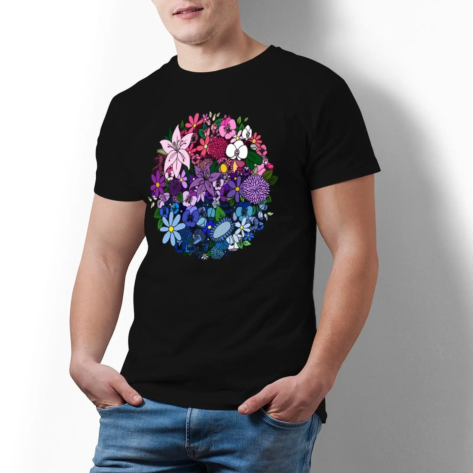 Bi Pride Flowers T-Shirts Flowers Vintage Cotton T Shirts Short Sleeves Graphic Casual Tops for Men Beach Big Size 4XL 5XL Tees
Bi Pride Flowers T-Shirts Flowers Vintage Cotton T Shirts Short Sleeves Graphic Casual Tops for Men Beach Big Size 4XL 5XL Tees