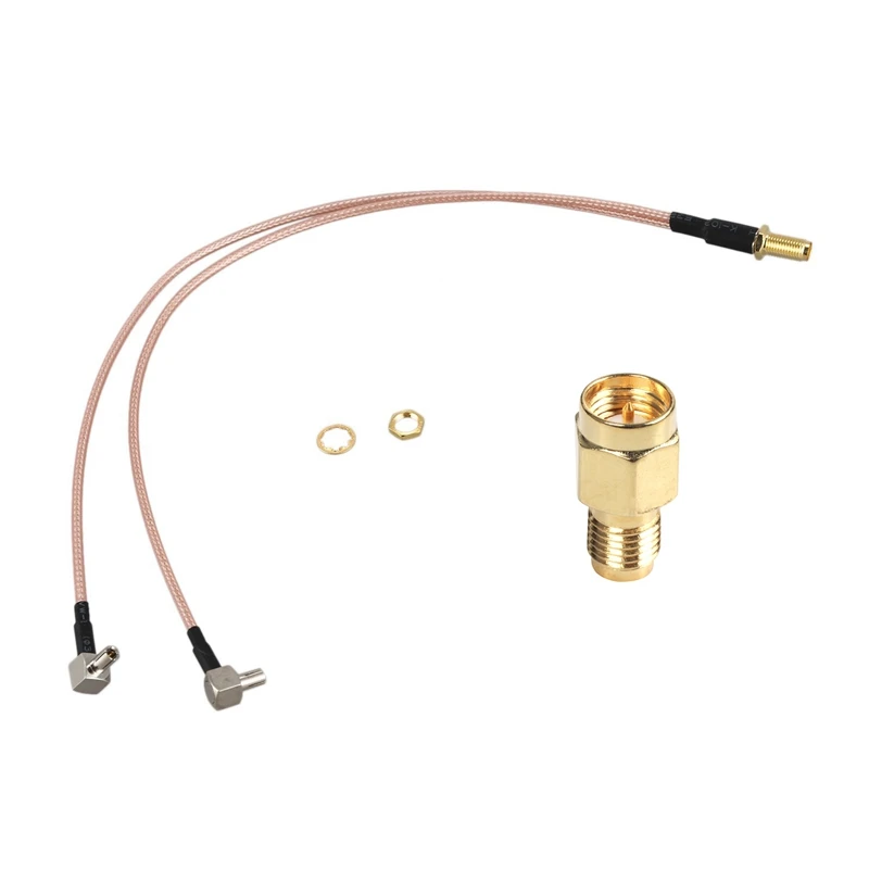 1Pcs Sma Male Plug To RP-Sma Female RF Coax Adapter Connector & 1Pcs Sma Female To Y Type 2 X TS9 Male / CRC9 Male Connector Spl
1Pcs Sma Male Plug To RP-Sma Female RF Coax Adapter Connector & 1Pcs Sma Female To Y Type 2 X TS9 Male / CRC9 Male Connector Spl