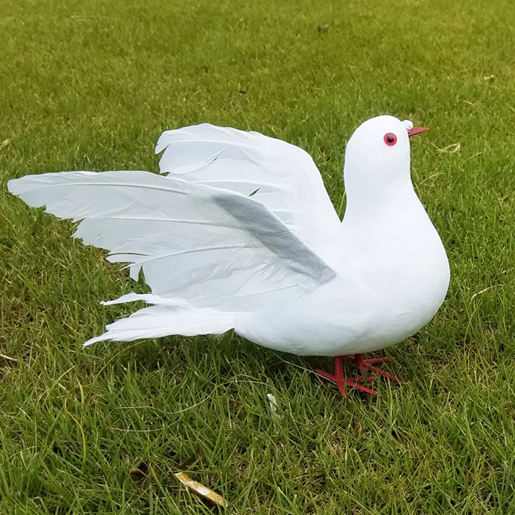 2 Pcs White Dove Pigeon Sculpture Simulation Ornament Model Party Decoration Artificial Figurine Plastic Household Fake
2 Pcs White Dove Pigeon Sculpture Simulation Ornament Model Party Decoration Artificial Figurine Plastic Household Fake