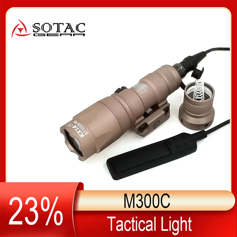 SOTAC-GEAR Tactical M300C MINI Weapon Light Outdoor Rifle Hunting Flashlight Weapon Light LED tai flashlight with remote switch
SOTAC-GEAR Tactical M300C MINI Weapon Light Outdoor Rifle Hunting Flashlight Weapon Light LED tai flashlight with remote switch