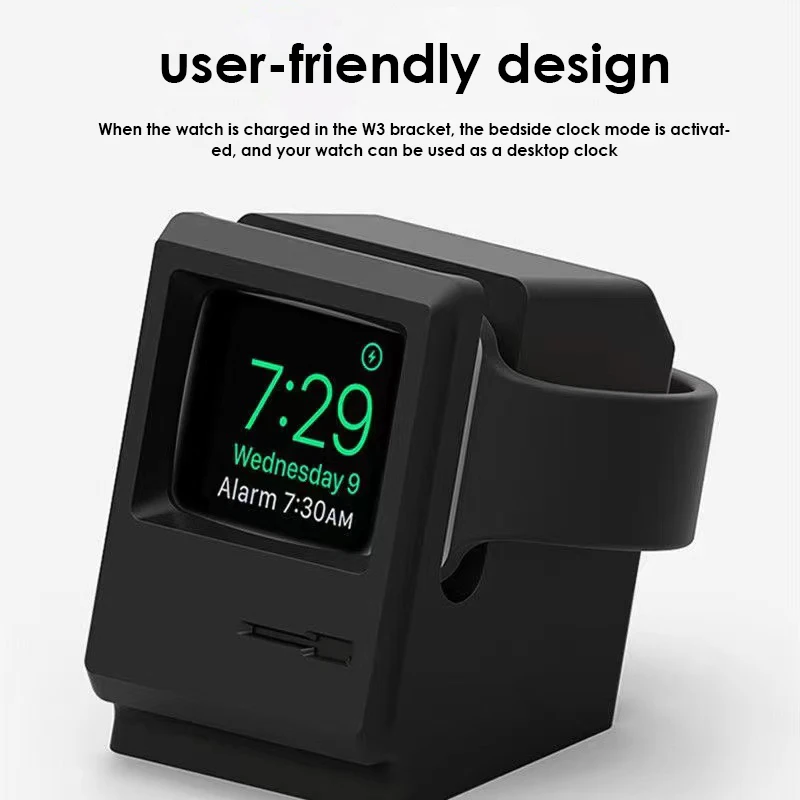 For Apple Watch 7 6 5 4 Iwatch 3 2 1 Charger Bracket Silicone Vintage Style Watch Charging Base Multicolor Watch Bracket
For Apple Watch 7 6 5 4 Iwatch 3 2 1 Charger Bracket Silicone Vintage Style Watch Charging Base Multicolor Watch Bracket