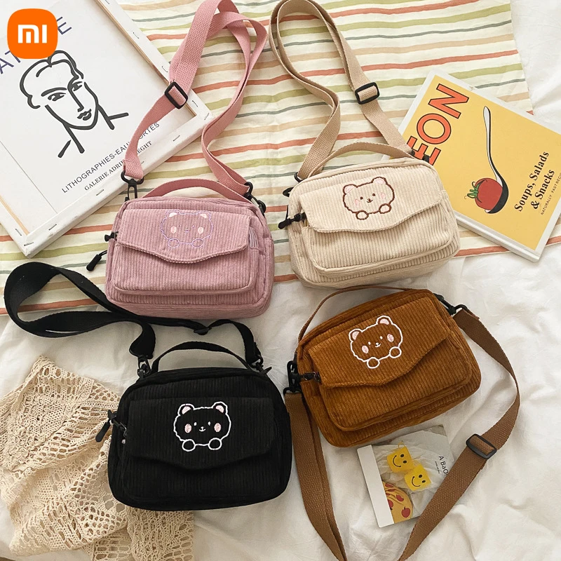 Женская Холщовая Сумка Xiaomi на молнии, школьный ранец в стиле преппи, сумка-мессенджер на плечо, маленькая Вельветовая сумка, дорожный кошелек
Женская Холщовая Сумка Xiaomi на молнии, школьный ранец в стиле преппи, сумка-мессенджер на плечо, маленькая Вельветовая сумка, дорожный кошелек