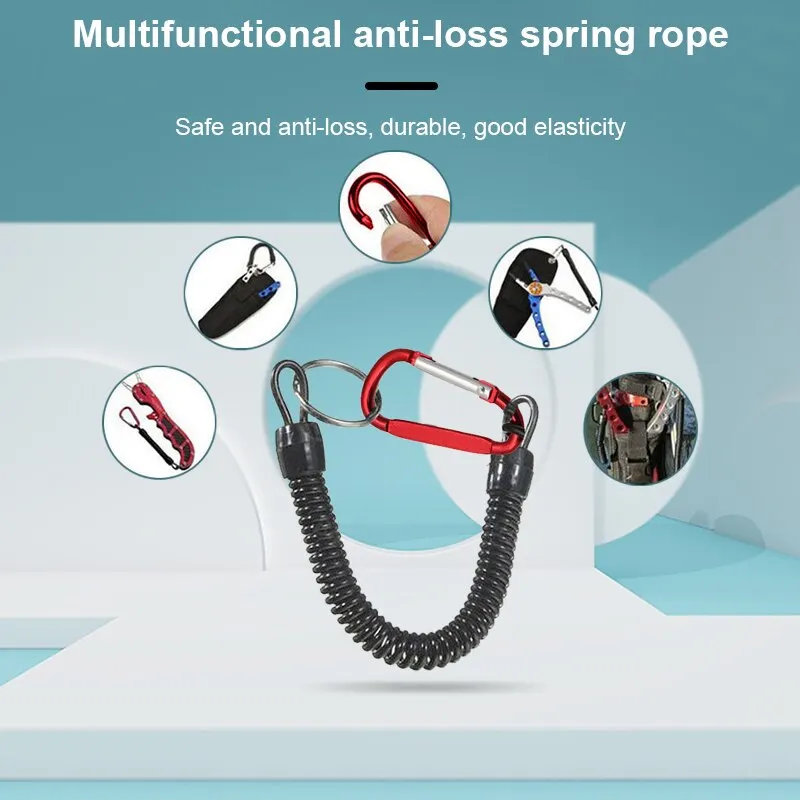 Outdoor Fishing Mountaineering Accessori Spring Rope Multifunctional Mountaineering Buckle 3PCS RoadYatong Loss Prevention Rope
Outdoor Fishing Mountaineering Accessori Spring Rope Multifunctional Mountaineering Buckle 3PCS RoadYatong Loss Prevention Rope