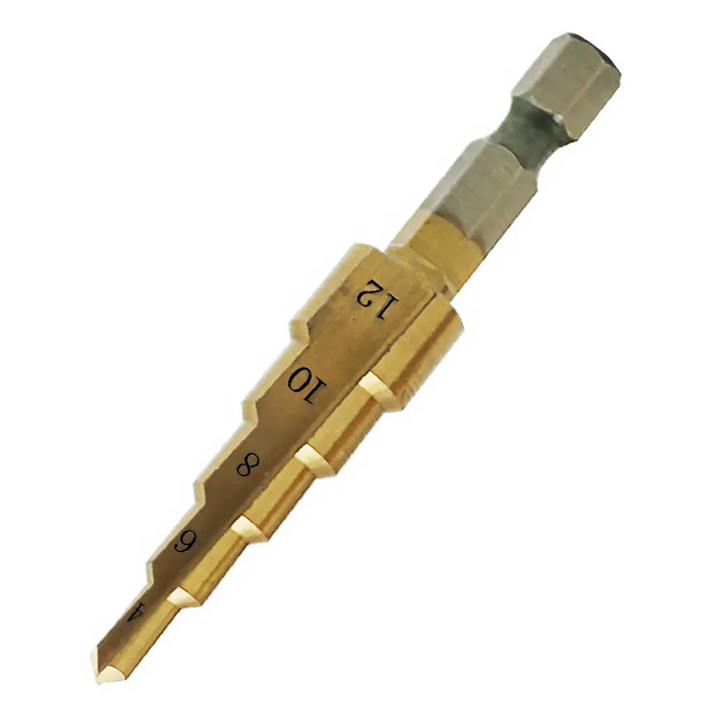 High-speed Steel Step Drill Bit Woodworking Deburring Chamfer Metric 4 - 12 20mm HSS Hex Cone Drill Bit Rotary Tool
High-speed Steel Step Drill Bit Woodworking Deburring Chamfer Metric 4 - 12 20mm HSS Hex Cone Drill Bit Rotary Tool