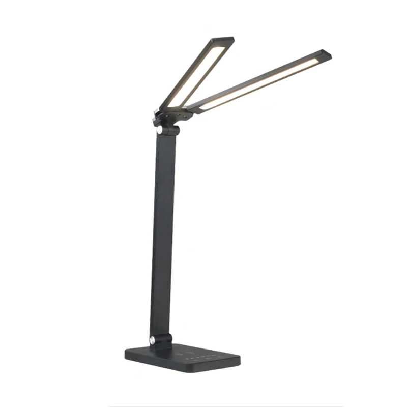 Folding Desk Lamp Double Rocker LED Desk Lamp Eye Protection Work Light Dimmable Desk Lamp Wireless Charging
Folding Desk Lamp Double Rocker LED Desk Lamp Eye Protection Work Light Dimmable Desk Lamp Wireless Charging