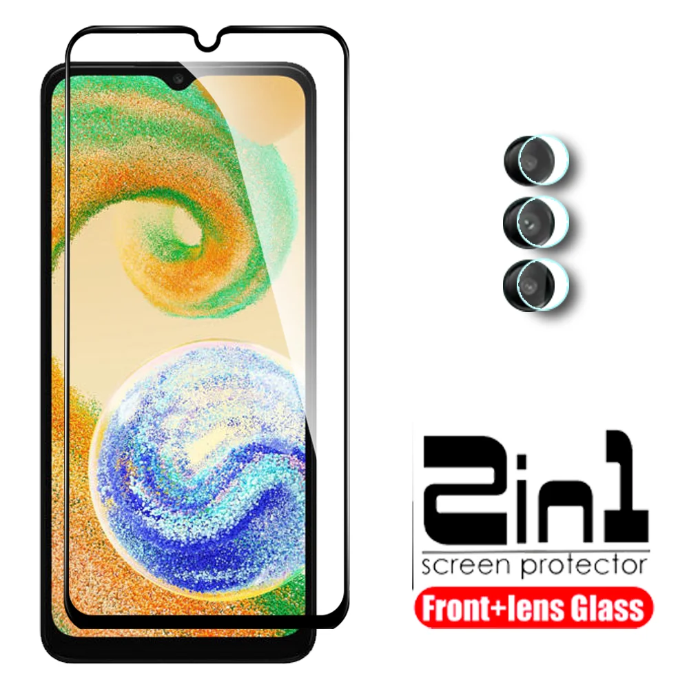 Закаленное стекло 2 в 1 с черными краями для Samsung Galaxy A04s, защита для объектива камеры, Защитное стекло для Samsun A04, Samsunga04s
Закаленное стекло 2 в 1 с черными краями для Samsung Galaxy A04s, защита для объектива камеры, Защитное стекло для Samsun A04, Samsunga04s