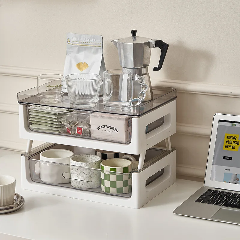 Stackable Double-layer Water Cup Storage Rack Living Room Desktop Tea Bag Rack Drawer Capsule Coffee Storage Rack Tool
Stackable Double-layer Water Cup Storage Rack Living Room Desktop Tea Bag Rack Drawer Capsule Coffee Storage Rack Tool