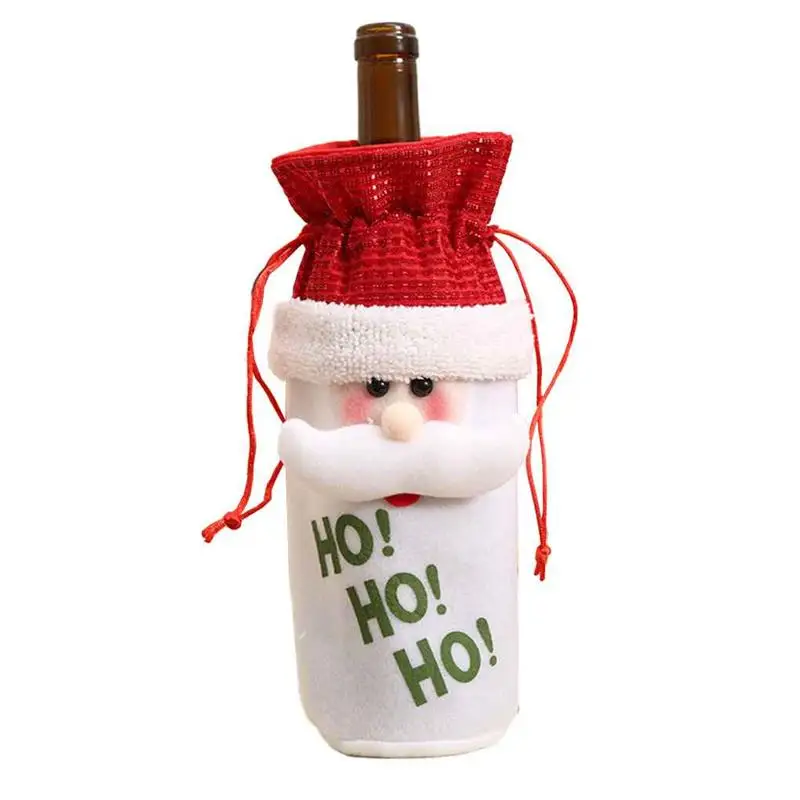 Merry Christmas Wine Bottle Cobers Bag Santa Claus Champagne Bottle Cover Christmas Party Table Decoration for Home
Merry Christmas Wine Bottle Cobers Bag Santa Claus Champagne Bottle Cover Christmas Party Table Decoration for Home