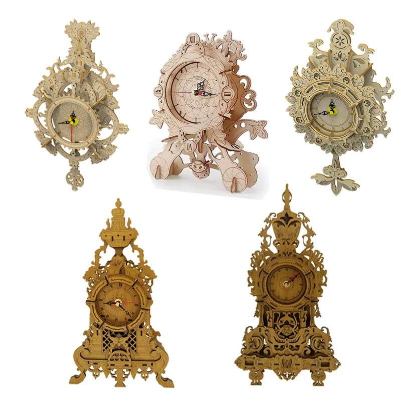 Креативный 3D трехмерный пазл деревянные часы сложная сборка модель ретро МАЯТНИК Часы особая форма пазл игрушка 
Креативный 3D трехмерный пазл деревянные часы сложная сборка модель ретро МАЯТНИК Часы особая форма пазл игрушка