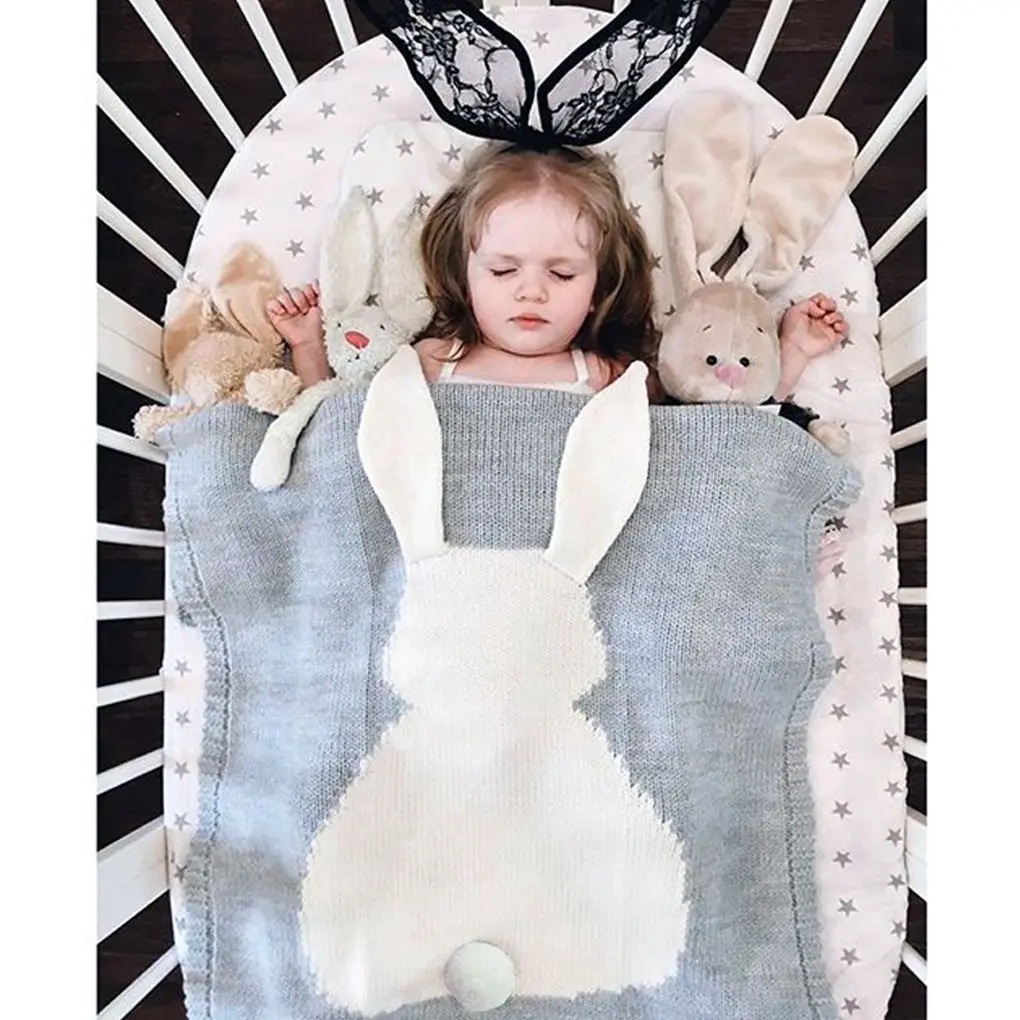 Rabbit Baby Blanket Newborn Swaddler Knitting Infant Swaddle Wrap Infant Swaddle Sack Bag Swaddle Cloth
Rabbit Baby Blanket Newborn Swaddler Knitting Infant Swaddle Wrap Infant Swaddle Sack Bag Swaddle Cloth