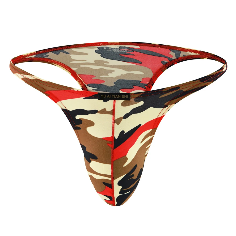 Men Camouflag G-string Thongs Male Sexy Underwear Printed Panties Bulge Pouch Bikini Trunks Comfortable Underpants Man Briefs
Men Camouflag G-string Thongs Male Sexy Underwear Printed Panties Bulge Pouch Bikini Trunks Comfortable Underpants Man Briefs