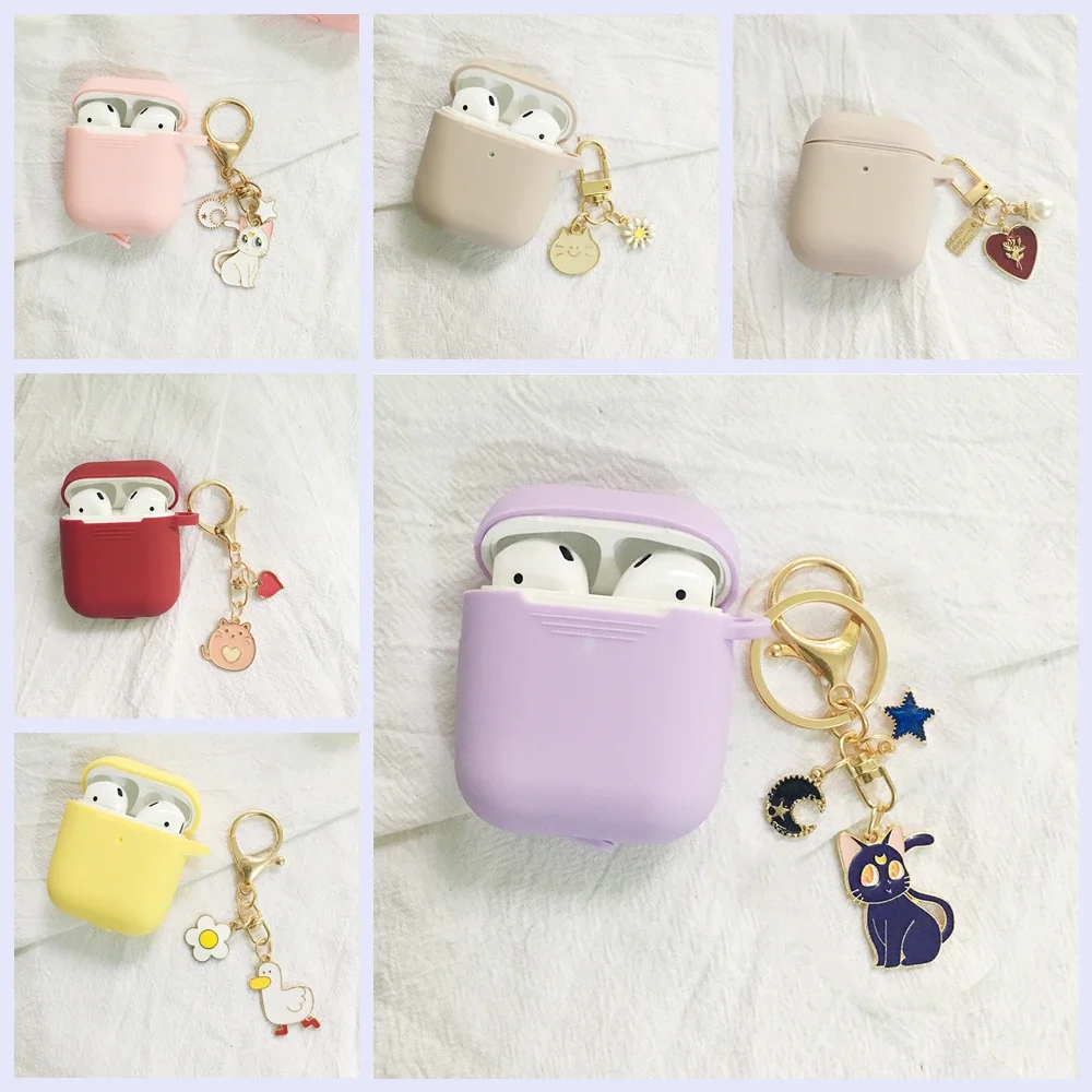 For AirPods 2 Case Korea Cute Bear Cartoon Case air pods luxury Flower Keyring Silicone Earphones Case covers
For AirPods 2 Case Korea Cute Bear Cartoon Case air pods luxury Flower Keyring Silicone Earphones Case covers