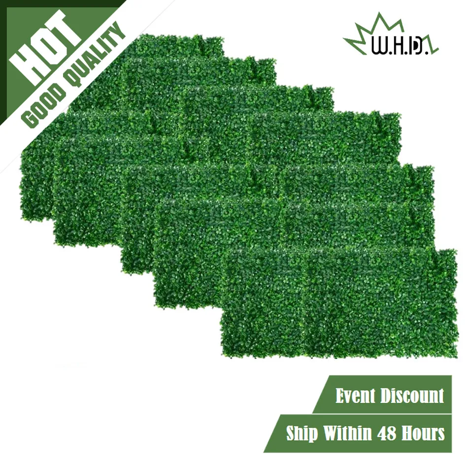 Artificial Boxwood Panels Artificial Grass Faux Hedge Privacy Fence Greenery Walls Home Decor Indoor Outdoor Backyard,24" x 16"
Artificial Boxwood Panels Artificial Grass Faux Hedge Privacy Fence Greenery Walls Home Decor Indoor Outdoor Backyard,24" x 16"