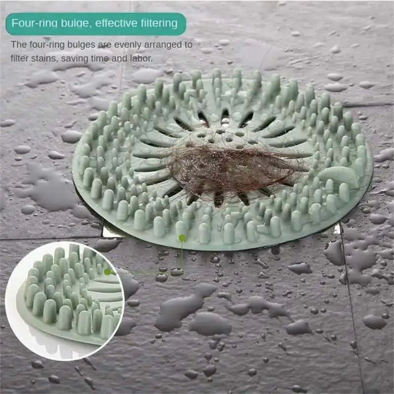 Silicone Drain Sewer StopperHair Catcher Shower Bathtub Drain Strainer Hair Filter Drain Sink Strainer Bathroom Accessories
Silicone Drain Sewer StopperHair Catcher Shower Bathtub Drain Strainer Hair Filter Drain Sink Strainer Bathroom Accessories