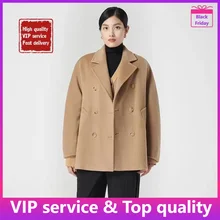 Highest Quality Max Coat 1801Short Womens Wool Coat 10% Cashmere 90% Wool Winter Womens Coat Cashmere Womens Jacket Mara Coat
