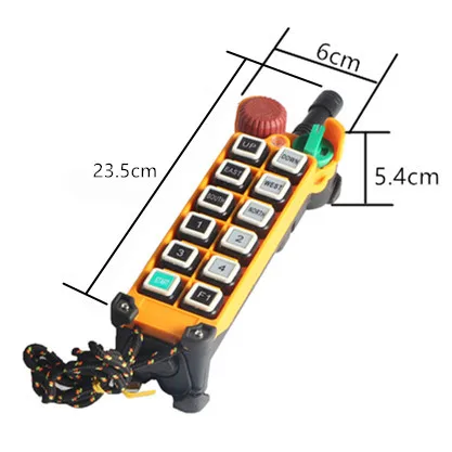F24-12S waterproof single speed electric chain hoist wireless crane remote control
F24-12S waterproof single speed electric chain hoist wireless crane remote control