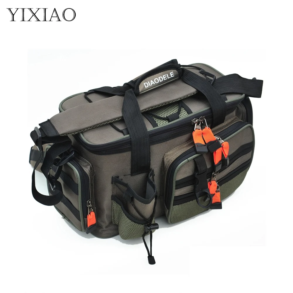 YIXIAO Outdoor Fishing Tackle Bags Large Multifunctional Capacity Lure Fishing Lure Reel Storage Shoulder Waist Bags YD0015
YIXIAO Outdoor Fishing Tackle Bags Large Multifunctional Capacity Lure Fishing Lure Reel Storage Shoulder Waist Bags YD0015
