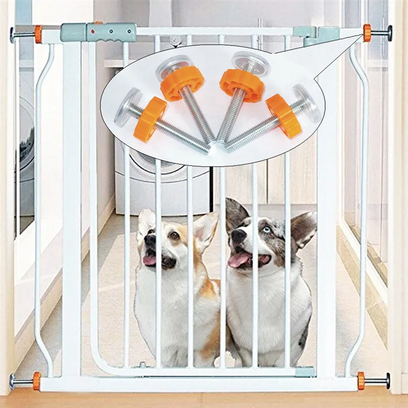 4Pcs/Pack Baby Pet Safety Stairs Gate Screws/Bolts With Locking Nut Spare Part Accessories Kit Baby Safety Doorways High Quality
4Pcs/Pack Baby Pet Safety Stairs Gate Screws/Bolts With Locking Nut Spare Part Accessories Kit Baby Safety Doorways High Quality
